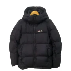 FILA フィラ ダックダウン ダウン ブラック 3400005