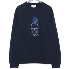 HERMES パンク H クルーネックスウェットトレーナー Lサイズ ネイビーのサムネイル