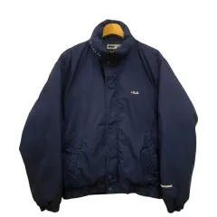 フィラ FILA オーバーサイズ ダウン ジャケット ネイビー 3400019