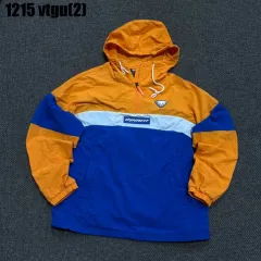 ディナフィット フード ウィンドブレーカー Anorak（アノラック） オレンジ/ブルー