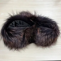 毛皮　ショール　ファーショール　ブラウン　茶色