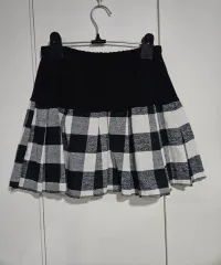 チェック プリーツ スカート