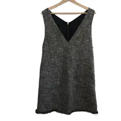 Mystrada(マイストラーダ) ワンピース サイズ38 M レディース - 黒×白 ノースリーブ/ひざ丈