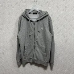 ラ274 GUESS ユニセックス フーデッドジップアップ