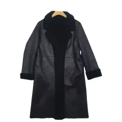 ラドルチェビータ ブラック ムートン コート ブラック 3400026