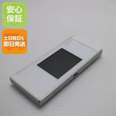 美品 UQmobile Speed Wi-Fi NEXT W05 ホワイト×シルバー 本体 白ロム  土日祝発送OK 03000