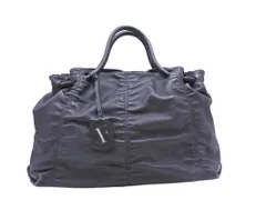 FURLA フルラ レザー ハンド バッグ 黒 ■■ レディース