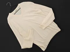 BEAMS BOY ビームスボーイ Vネック ニット セーター オフホワイト ◇■ レディース