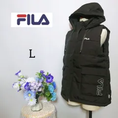 新品未使用品　フィラ　FILA ポリエステル　フード　ベスト　Lサイズ