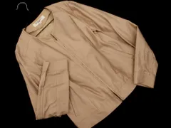NATURAL BEAUTY BASIC ナチュラルビューティーベーシック ノーカラー ジャケット sizeM/ベージュ ■◇ レディース