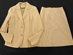 KUMIKYOKU 組曲 セットアップ ジャケット スカート スーツ size2/ベージュ ■■ レディース