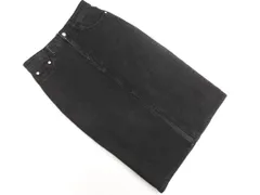 ZARA ザラ タイト デニムスカート sizeM/黒 ■■ レディース