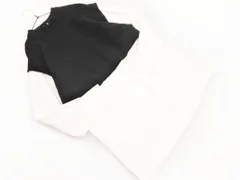 ZARA ザラ フェイクレイヤード チュニック ワンピース sizeS/黒ｘ白 ◇■ レディース