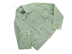 ZARA ザラ デニム フェイクポケット ジャケット sizeXS/カーキ ◇■ レディース