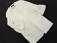 ZARA WOMAN ザラ ウーマン ベルスリーブ ノーカラー コート sizeXS/白 ◇■ レディース