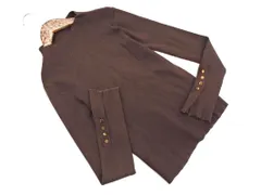 titivate ティティベイト モックネック ニット セーター sizeM/ダークブラウン ◇■ レディース