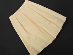 INDIVI インディヴィ ウール混 Aライン 台形 スカート size38/クリーム ◇■ レディース