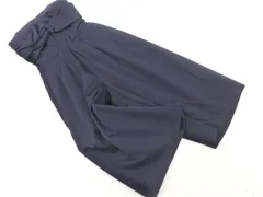 LAGUNAMOON ラグナムーン ツイストベアガウチョドレス オールインワン sizeS/濃紺 ■■ レディース