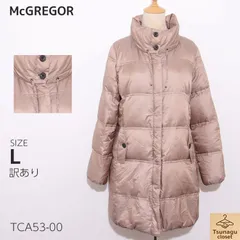 訳あり McGREGOR マックレガー ジャケット・アウター ダウンコート スタンドカラー ロング丈 中綿入り ベージュ 　ベージュ　 【TCA53-00】 送料無料　古着　レディース
