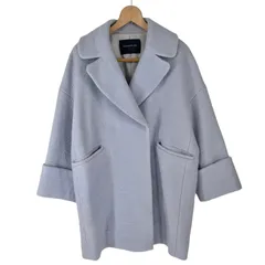 トゥモローランド ウールコート ロングコート サイズ36 ブルー オーバーサイズ