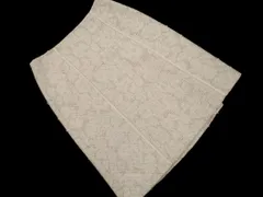 EPOCA エポカ ツイード スカート size42/白 ◇■ レディース