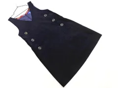 BLUE LABEL CRESTBRIDGE ブルーレーベル クレストブリッジ コーデュロイ ジャンパー スカート size38/紺 ◇■ レディース