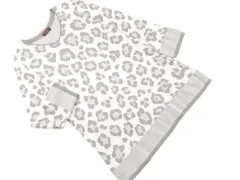 EVEX by KRIZIA エヴェックスバイクリツィア レオパード柄 チュニック ロング ニット セーター size44/グレー ◇■ レディース