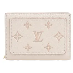 ルイヴィトン 財布 レディース ポルトフォイユ クレア モノグラムアンプラント バイカラーエデン Louis Vuitton M22399 中古