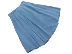 UNTITLED アンタイトル フレア スカート size2/青 ◇■ レディース