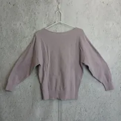 GLOBAL WORK グローバルワーク スッキレイ Vネックプルオーバー トリプルイージーニット レディース ラベンダー Sサイズ ◇〇