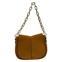 GIANNICHIARINI(ジャンニキャリーニ/ジャンニキアリーニ) ハンドバッグ美品  - オレンジ ミニバッグ