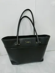 kate spade new york レザートートバッグ ブラック ビジネス ケイト・スペード A4