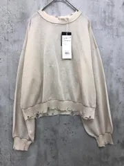 新品 AZUL BY MOUSSY アズールバイマウジー ウォッシャブル シアー ダメ―ジ加工 ニット セーター sizeF/オフホワイト ◇■ レディース