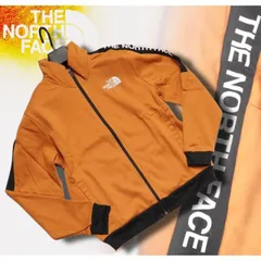 新品正規 ノースフェイス 海外限定 ビッグロゴ 天竺ジャージー ALBANI 2 ジップアップジャケット メンズSオレンジ(ORG)