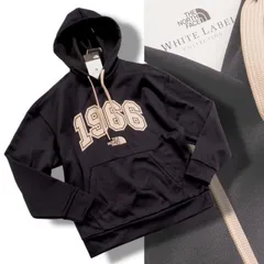 新品正規 ノースフェイス ホワイトレーベル 段ボールニット 1966 HOOD PULLOVER 18 パーカー メンズMブラック(BLK)