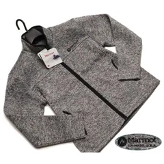 新品正規 Marmot マーモット 海外限定 裏起毛 ミドルゲージ フルジップフリース ジャケット メンズ110(XXL)メランジグレー(MG) JKW0001