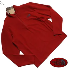 新品正規 ノースフェイス 海外限定 ワッフル地 MOUNTAINEER ロングTシャツ メンズMレッド(RED) 直営店購入