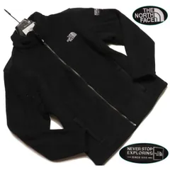 新品正規 ノースフェイス ホワイトレーベル 裏ボア 銀エンブレム LOYALTON フリースジャケット メンズSブラック(BLK)