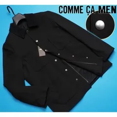 新品定価6.4万円 COMME CA MEN コムサメン ハンティングジャケットM黒(05) 23BE04