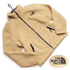 新品正規 ノースフェイス ホワイトレーベル 海外限定 スタンドネック SHERPA1 ボアフリース/ジャケット メンズLベージュ(DBE)
