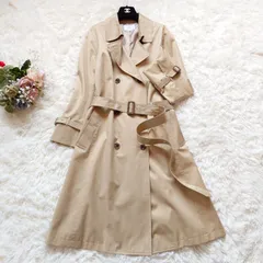 23区　大きいサイズ　トレンチコート　ベルト付き　美シルエット　Aライン　ベージュ　48　4XL　5L　ビジネス　カジュアル　通勤