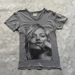 ELEVEN PARIS イレブンパリ LIFE IS A JOKE VネックTシャツ M グレー