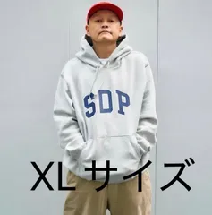新品未開封　男女兼用　　　スチャダラパー x  GAP  SDP   コラボ　アーチロゴ フード付きパーカー　グレー/灰　XL　 フーディー ギャップ