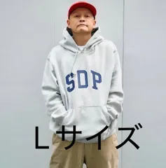 新品未開封　男女兼用　　スチャダラパー x  GAP  SDP   アーチロゴ フード付きパーカー　グレー/灰　L　 フーディー ギャップ