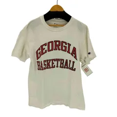 チャンピオン Champion USA製 シングルステッチ トリコタグ カレッジロゴプリントTシャツ メンズ import：L 