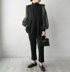 セットアップOK スリムテーパードタックパンツ  イージーパンツ　セットアップ　フォーマル　オケージョン　ユナイテッドアローズ　セルフォード　ジャスグリッティー　好きに