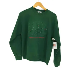 リー Lee 90S USA製 HEAVY WEIGHT エンボスロゴ スウェット メンズ import：M 