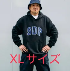 新品未開封　男女兼用　スチャダラパー x  GAP  SDP コラボ　アーチロゴ フード付きパーカー　ブラック/黒　XL　 フーディー ギャップ
