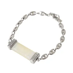 DIESEL ディーゼル ID プレート ブレスレット SV925 20cm 15.3g KA Bランクのサムネイル