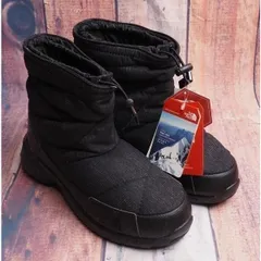 新品正規 ノースフェイス SUMMITシリーズ グースダウン×VX中綿 W BOOTIE SHORT EX ブーティー/ブーツ23cmブラック(MBK)
